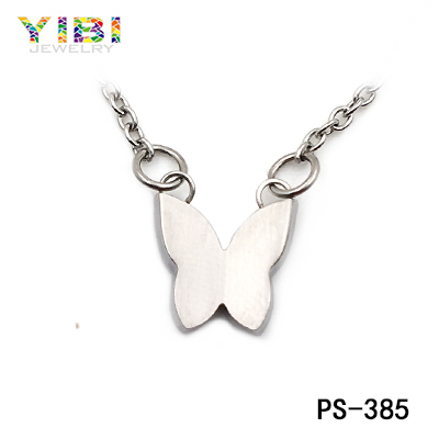 Butterfly Fashion Necklace, Fashion Stainless Steel Jewelry.