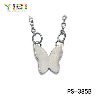 Butterfly Fashion Necklace, Fashion Stainless Steel Jewelry.