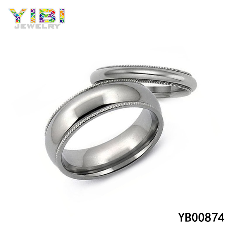 High quality titanium wedding bands