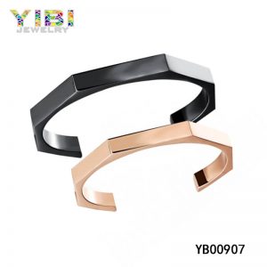 Modern Surgical Stainless Steel Couple Bangles