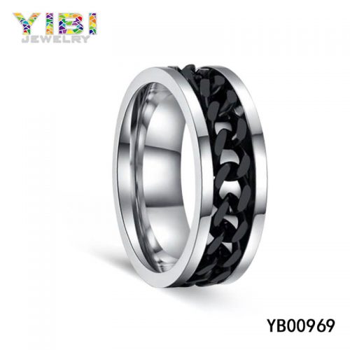 Men Spikes Stainless Steel Ring