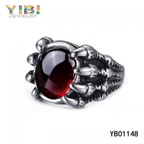 fashion stainless steel biker rings