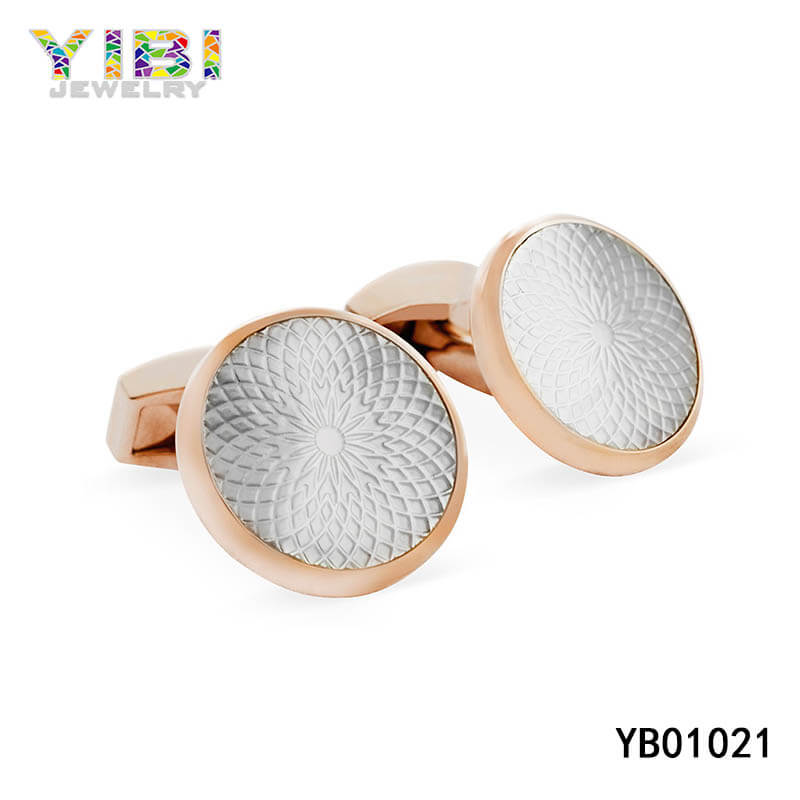 beautiful stainless steel cufflinks