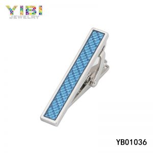 Pretty Surgical Stainless Steel Carbon Fiber Tie Clip