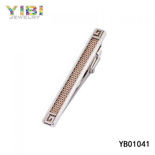 316L Stainless Steel Rose Gold  Tie Clip