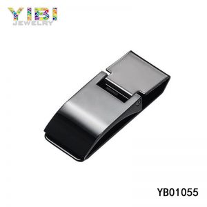 Classic Surgical Stainless Steel Black Money Clip