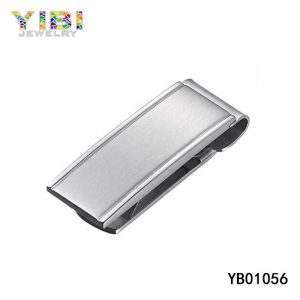 Brushed Modern Surgical Stainless Steel Money Clip