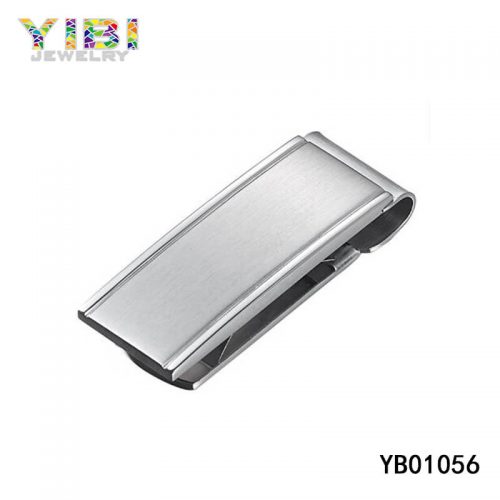 Brushed Surgical Stainless Steel Money Clip