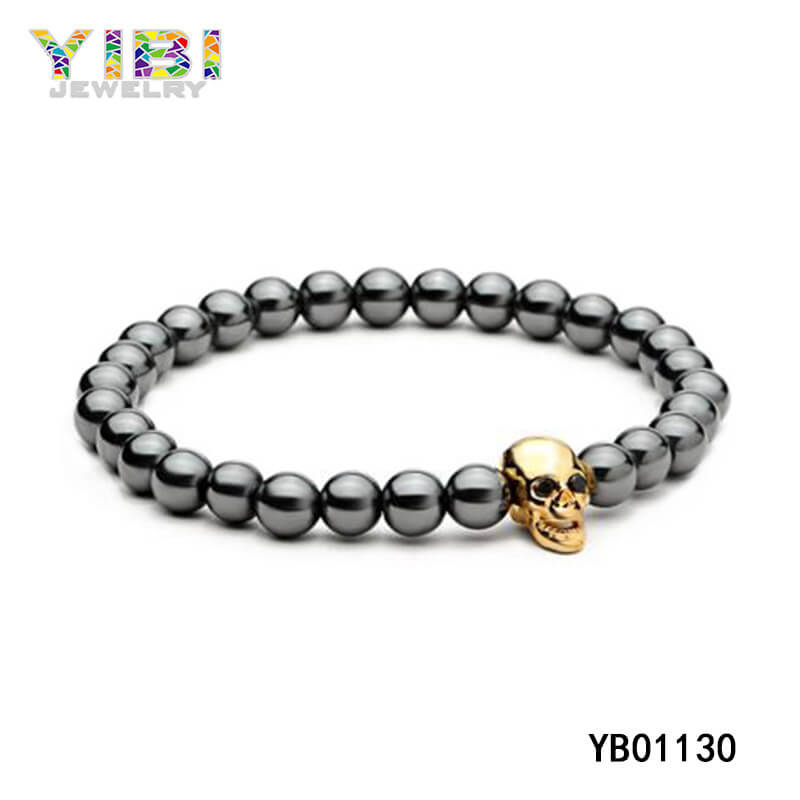 China Stainless Steel Skull Bracelet Supplier