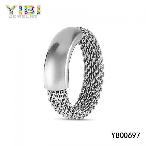 Men 316l surgical stainless steel ring