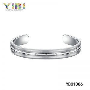 Vintage Men Stainless Steel Bangle