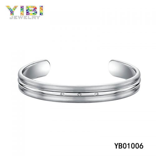 Vintage Men Stainless Steel Bangle