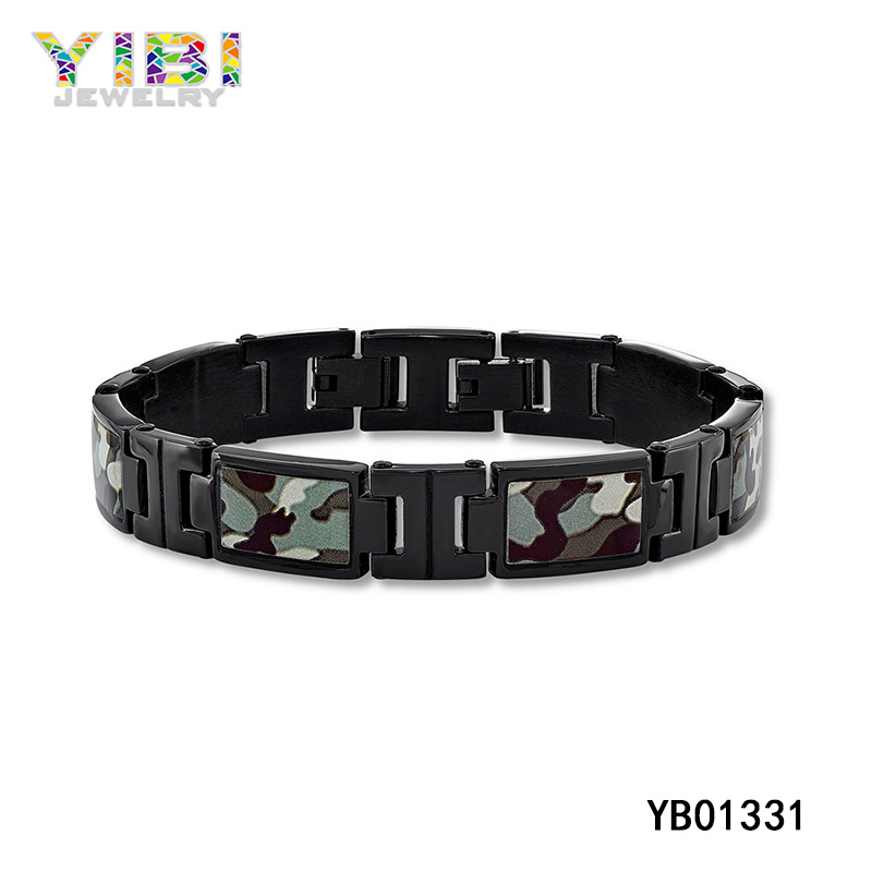 Quality Black Stainless Steel Bracelet