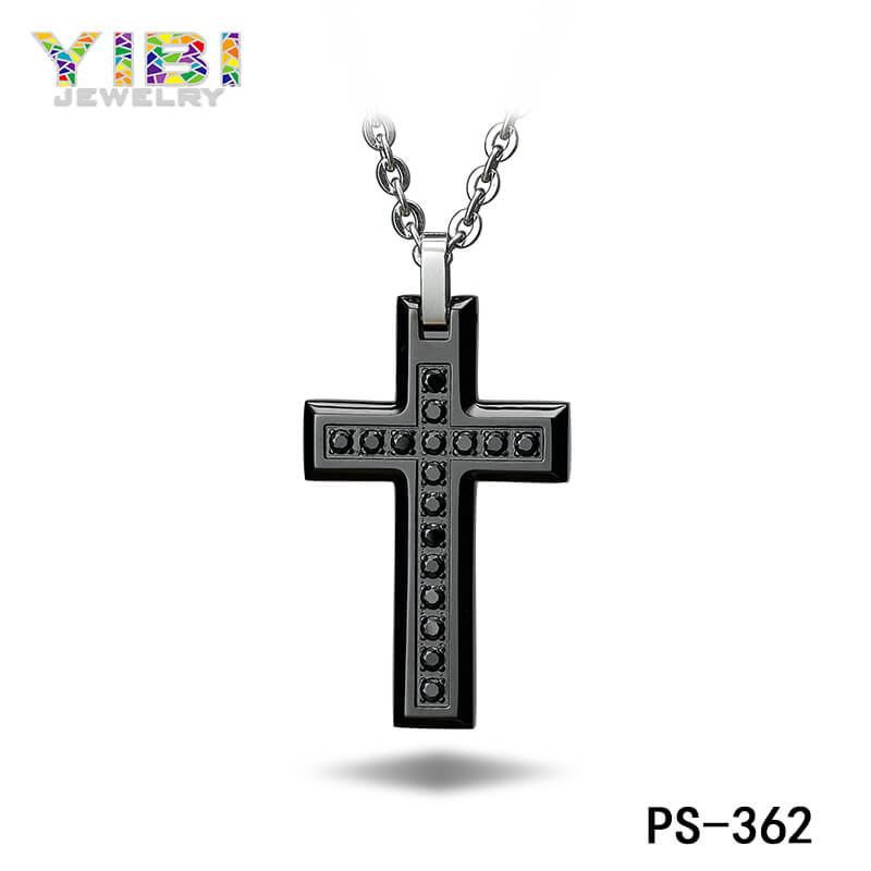 New Design Black Stainless Steel Pendant steel jewelry manufacturer