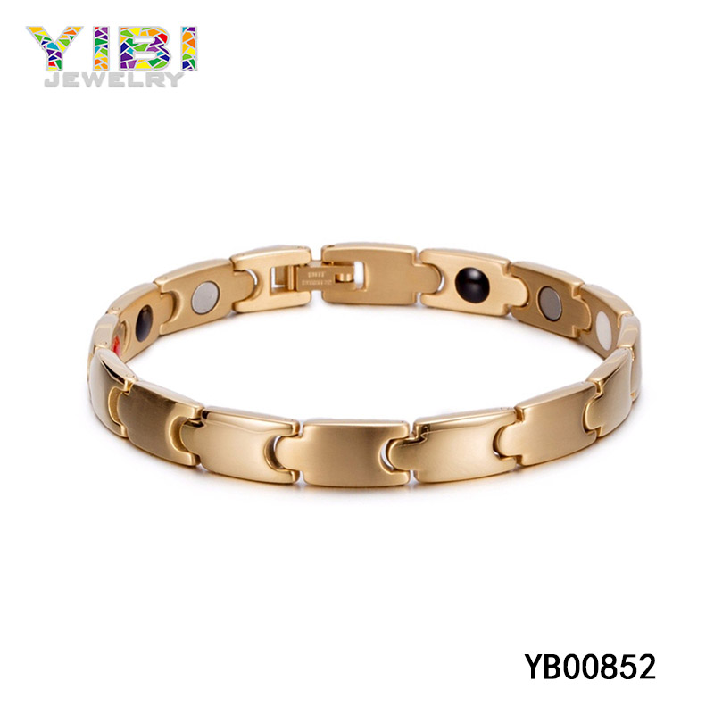 Gold Plated Titanium Bracelet