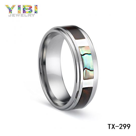 Stainless Steel Abalone Shell Rings Manufacturer