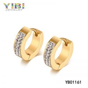 Stainless Steel Cubic Zirconia Earrings Manufacturer
