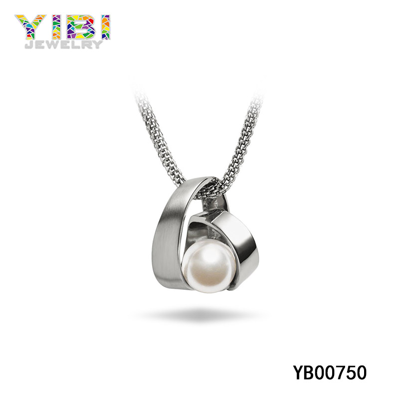 316L Stainless Steel Pearl Pendant