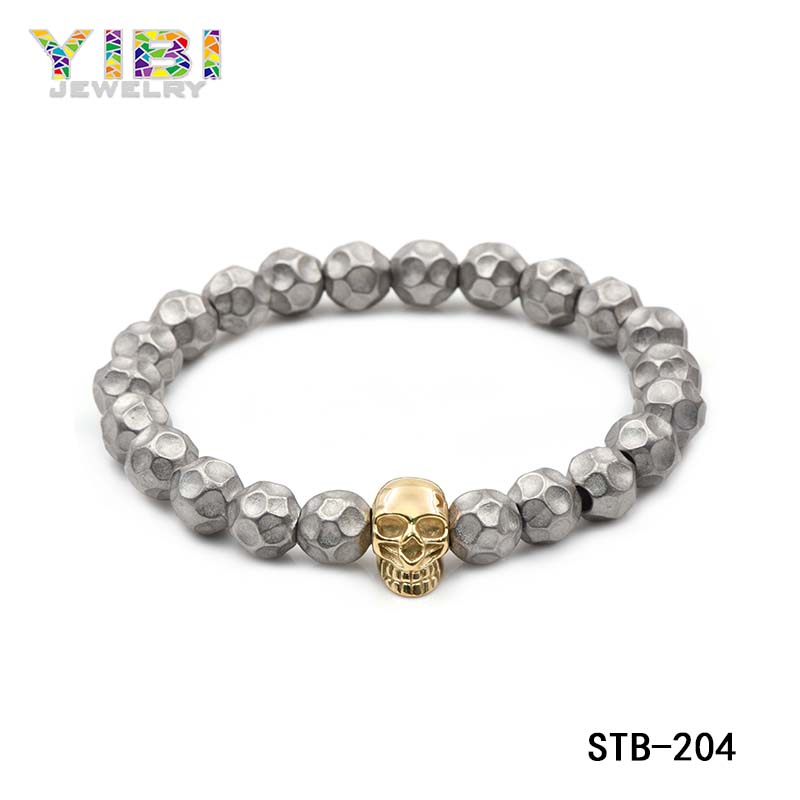 Stainless Steel Skull Bracelet